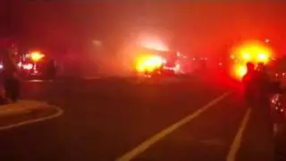 Fire associated Hunts point 1/16/2012