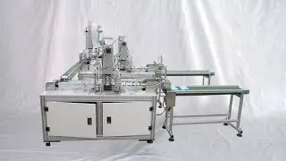 fully automatic face masks making production line one plus two tested for Canadian customer 出口加拿大口罩機
