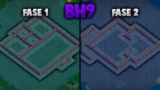 Dise&ntilde;o de Aldea (2 FASES) para Taller de Constructor 9 (BH9) con LINK | 2025 | Clash Of Clans