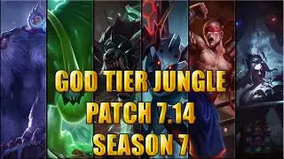 Best Junglers | God Tier | patch 7.14 Season 7 League of legends