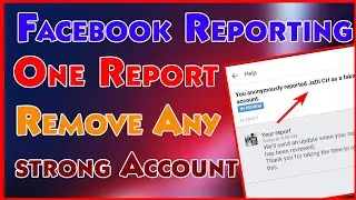 How To Report Facebook Account 2020 || One Report Remove Any Facebook Account 2020 || Fb Reporting