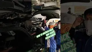 autoglass how to broken back side glass replacement #ytshortsvideo #yutubeshorts  car jeely