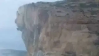 Ancient Carving azure window malta collapse