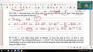 Áp suất và động năng phân tử chất khí (bt)