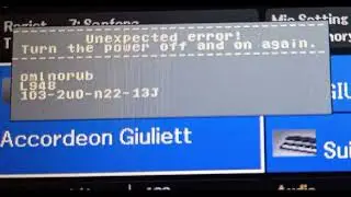 PSR-SX600 ERROR - omlnorub L948 103-2u0-n22-13J