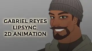 Gabriel Reyes (Reaper) from Overwatch 2D Animation Lipsync Test
