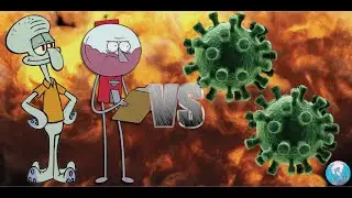 MUGEN - Request - Benson Squidward VS Corona Virus x2 - See Description