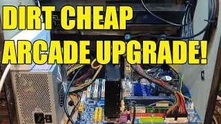 Homemade Arcade Upgrade! Dirt Cheap!