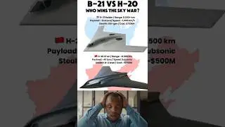 B-21 Raider vs H-20 Xi&rsquo;an | Ultimate Stealth Bomber Comparison 2025 #stealthbomber #shorts