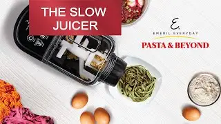 Emeril Lagasse Pasta & Beyond - How to Make Juice and Assemble Slow Juicer Accessories