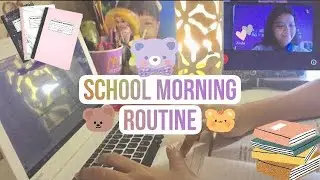 My Daily Morning Routine (Re-upload) ✨Online school edition✨