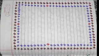 How to draw diamond design by Marker