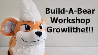 Build A Bear Workshop Growlithe Pok&eacute;mon Plush