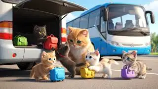 Ginger Mama Cat and Her Kitten&rsquo;s Murree Trip Adventure 🐾 | 3D Animation Movie | Cat Family Travel.
