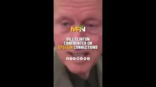 Bill Clinton Confronted On Epstein Connections #midterms2022