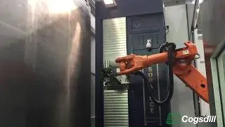 Cogsdill automated facing heads with Robot tool change