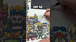 Day 42 Drawing EVERY Brawl Stars Skin - Pop Penny