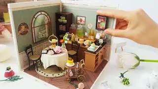 🍰Unboxing Rolife Toy Set - Tiny Sweet Afternoon Tea Shop - Super Creator Miniature Dollhouse 午后甜茶套件🍮
