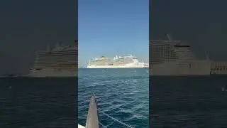 #costasmeralda e #resortsworld ormeggiate al porto di #doha #music #cruise #song