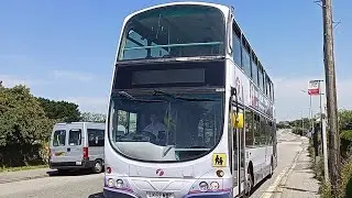 *Awesome thrash* First kernow 32359 Gemini 1 volvo B7TL (LK53 MBF)