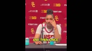Juju got jokes 😂😂 #usc #wnba