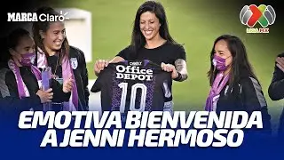 Pachuca da una emotiva bienvenida a Jenni Hermoso