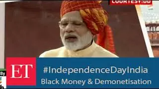 Independence Day speech: PM Modi highlights progress on curbing black money, tax evasion, shell cos