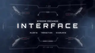 Interface Twitch Overlay and Alerts Stream Package for OBS