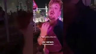 Emotional scene: Resident hugs firefighter who saved his family form Dubai Marina fire