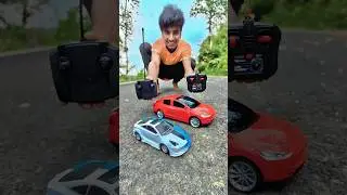 Rc Racing Car Vs Rc Big Size Boss Car Unboxing And Tasting 🔥