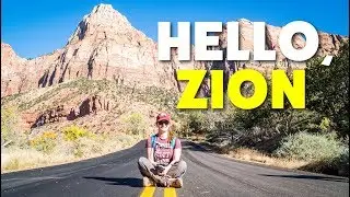 Hiking the Watchman Trail in Zion National Park