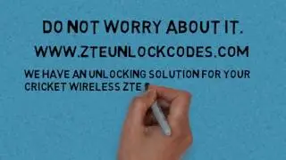 How to unlock CRICKET WIRELESS ZTE OVERTURE 2 Z791 / Z813 - ZTE unlock codes