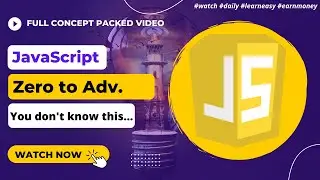 JavaScript Course : Learn all about cookies | Unknown concepts of #js | Earn Money Online | 100%