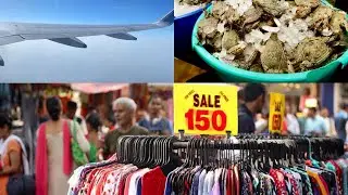 Sarojini Nagar Market Delhi || INA Fish market || #shopping #seafood #market #vlog 🦋🫰🏻