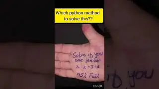 quiz for a python developer part #7 