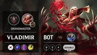 Vladimir Bot vs Ezreal - KR Grandmaster Patch 9.13