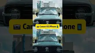 🔥🔥Canon 6D Mark Ⅱ vs. iPhone 16 Pro 📷 What differences?#iphone16 #photography #coolgadgets #zike