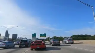 4k Atlanta GA | I85 North | Driving Through Atlanta Rush Hour | Drive Tour USA