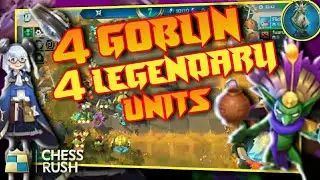 Combo Full Goblin with Legendary units Strategy dan Gameplay | Chess Rush Indonesia