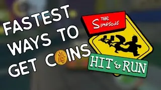 Top 10 Fastest Ways to Farm Coins w/o CHEATING | The Simpsons: Hit & Run