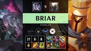 Briar Jungle vs Pantheon - KR Diamond Patch 25.05