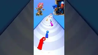 HELP! AMY SPILLS OFF THE BOARD AS MARIO DRAGS SONIC AWAY GRAVE! 😰🛹 #SonicTheHedgehog #Sonic #Shorts