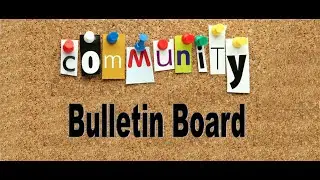 Community Bulletin Board