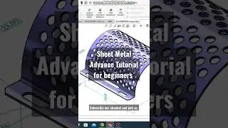 Solidworks Sheet Metal Tutorials |#solidworks | #shorts | #viral