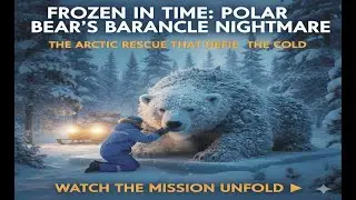 Arctic Miracle ||  Polar Bear Buried Alive in Barnacles Rescued in Dangerous Ice Mission