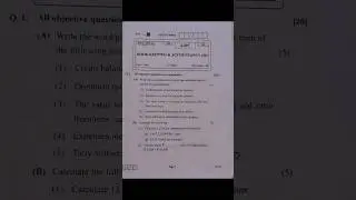 22-2023 ACCOUNTANCY HSC Board Question Paper #12thclass  #stateboard #questions