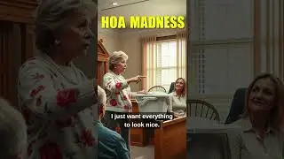 HOA Karen против скандала с прачечной на заднем дворе