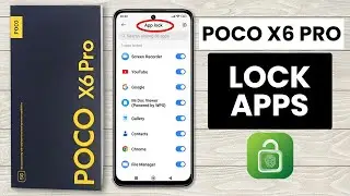 How to Lock Apps in Poco X6 Pro - App Lock Setting