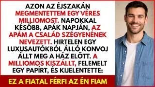 Aznap éjjel megmentettem egy vérző milliomost. Apák napján csengetett… és adott egy papírt
