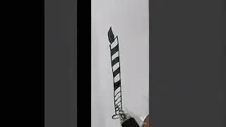 How to make candle from number 1 #easydrawing